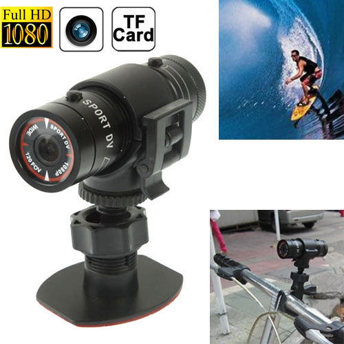 F9 Full HD 1080P Action Helmet Camera / Sports Camera / Bicycle Camera, Support TF Card, 120 Degree Wide Angle Lens - Sports Camera by buy2fix | Online Shopping UK | buy2fix