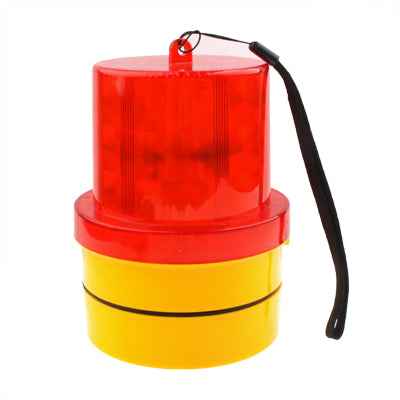 Flash Strobe Warning Light with Strong Magnetic Base (Yellow + Red) - Warning Lights by buy2fix | Online Shopping UK | buy2fix