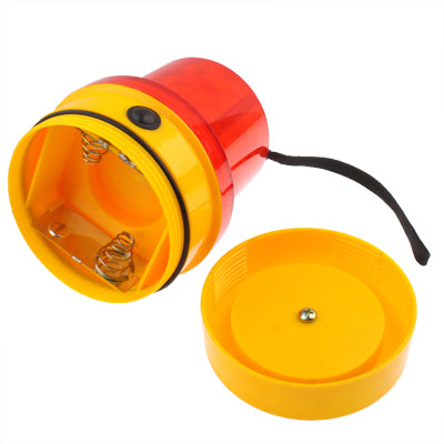 Flash Strobe Warning Light with Strong Magnetic Base (Yellow + Red) - Warning Lights by buy2fix | Online Shopping UK | buy2fix