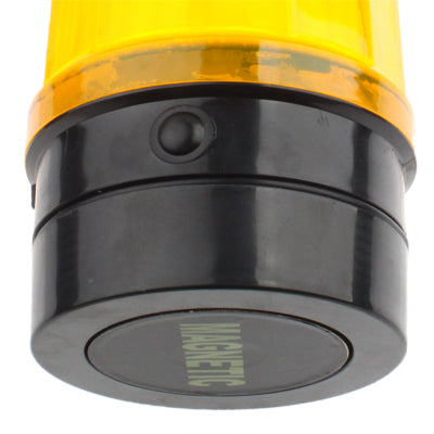 6-LED Flash Strobe Warning Light for Auto Car with Strong Magnetic Base (Yellow + Black) - Warning Lights by buy2fix | Online Shopping UK | buy2fix
