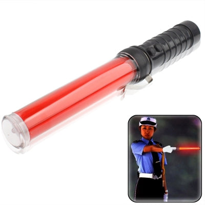Safety Traffic 3-Mode Control Red LED Baton with Flashlight, Length: 29.5cm(Red) - Warning Lights by buy2fix | Online Shopping UK | buy2fix