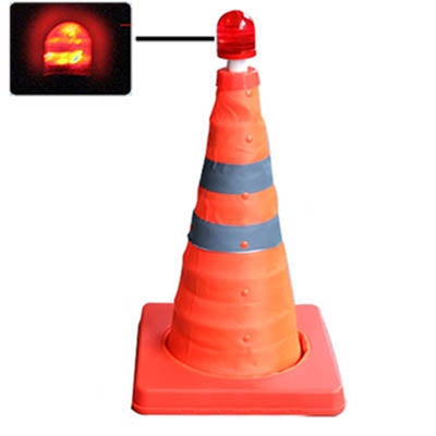Lift Road Safety Road Cones with Warning Dome, Height: 44cm - Warning Lights by buy2fix | Online Shopping UK | buy2fix