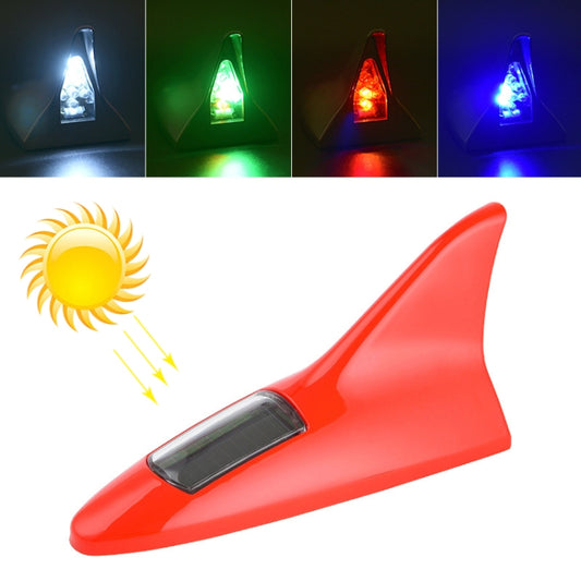 Solar Shark Fin High-positioned Alarm Light(Red) - Warning Lights by buy2fix | Online Shopping UK | buy2fix