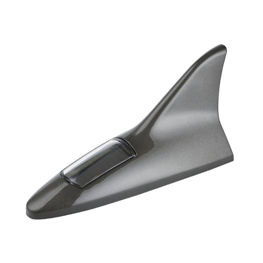 Solar Shark Fin High-positioned Alarm Light(Grey) - Warning Lights by buy2fix | Online Shopping UK | buy2fix