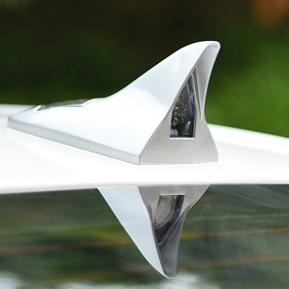 Solar Shark Fin High-positioned Alarm Light(Silver) - Warning Lights by buy2fix | Online Shopping UK | buy2fix