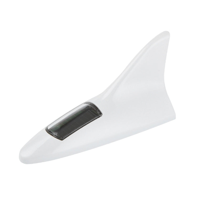 Solar Shark Fin High-positioned Alarm Light(White) - Warning Lights by buy2fix | Online Shopping UK | buy2fix