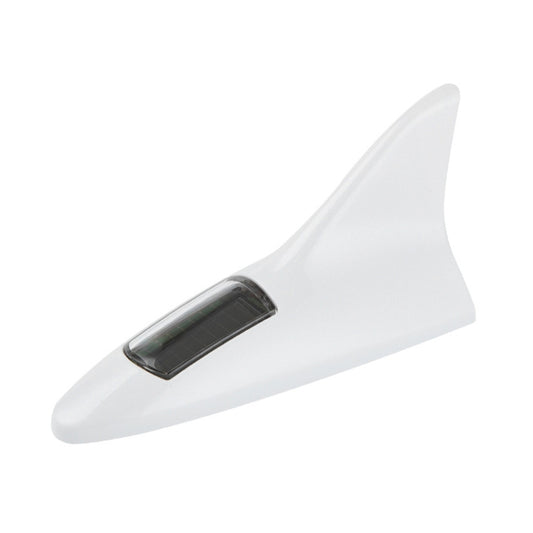 Solar Shark Fin High-positioned Alarm Light(White) - Warning Lights by buy2fix | Online Shopping UK | buy2fix