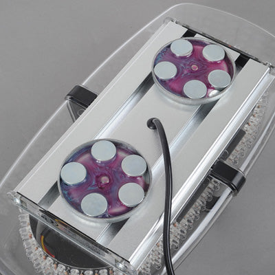 25W 240-LED Warning Mini Light Bar Strobe Waterproof Light, Yellow Light - Warning Lights by buy2fix | Online Shopping UK | buy2fix