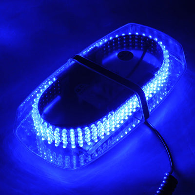 25W 240 LED Vehicle Roof Top Emergency Hazard Warning Strobe Light, Blue Light - Warning Lights by buy2fix | Online Shopping UK | buy2fix