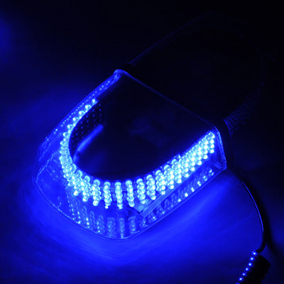 25W 240 LED Vehicle Roof Top Emergency Hazard Warning Strobe Light, Blue Light - Warning Lights by buy2fix | Online Shopping UK | buy2fix