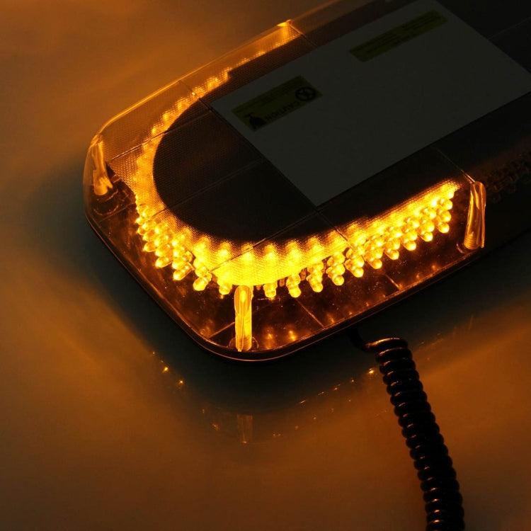 25W 240 LED Warning Mini Light Bar Strobe Light, Yellow Light - Warning Lights by buy2fix | Online Shopping UK | buy2fix