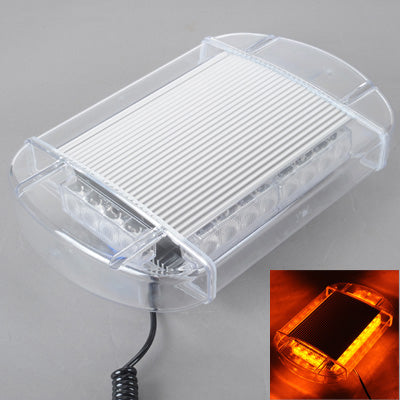 24W Warning Mini Light Bar Strobe Light with 6pcs 4-LED Bars, Yellow Light - Warning Lights by buy2fix | Online Shopping UK | buy2fix