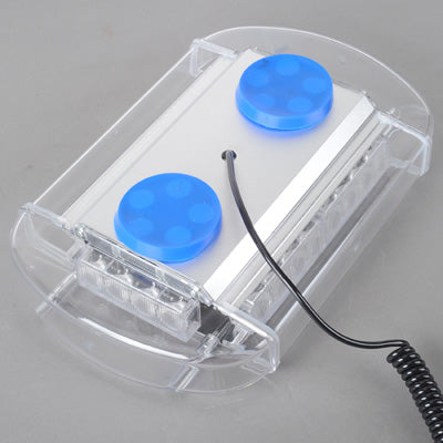24W Warning Mini Light Bar Strobe Light with 6pcs 4-LED Bars, Yellow Light - Warning Lights by buy2fix | Online Shopping UK | buy2fix