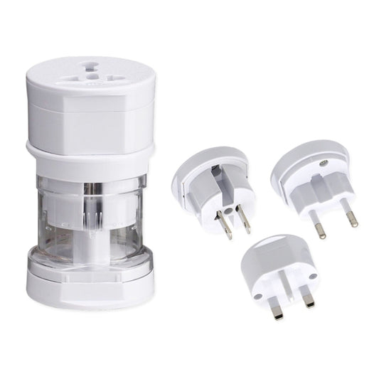 All in 1 EU + AU + UK + US Plug Travel Universal Adaptor(White) - Plug Adaptor by buy2fix | Online Shopping UK | buy2fix