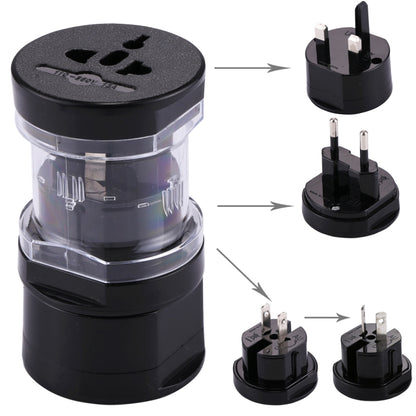 All in 1 EU + AU + UK + US Plug Travel Universal Adaptor(Black) - Plug Adaptor by buy2fix | Online Shopping UK | buy2fix