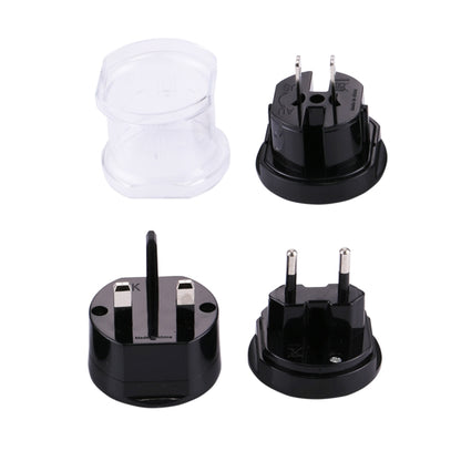 All in 1 EU + AU + UK + US Plug Travel Universal Adaptor(Black) - Plug Adaptor by buy2fix | Online Shopping UK | buy2fix