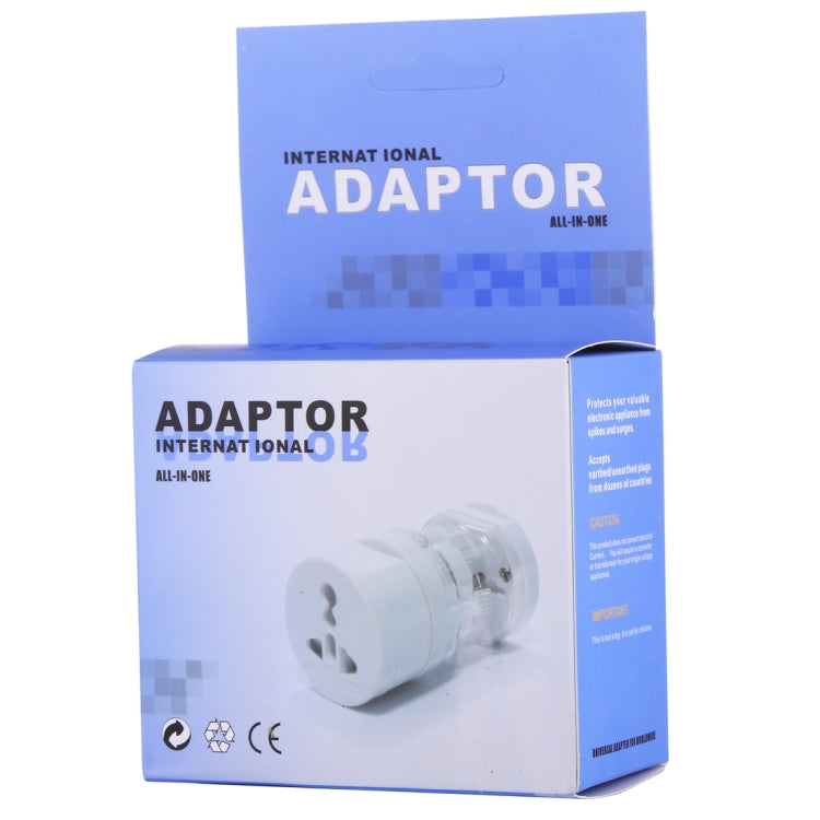 All in 1 EU + AU + UK + US Plug Travel Universal Adaptor(Black) - Plug Adaptor by buy2fix | Online Shopping UK | buy2fix