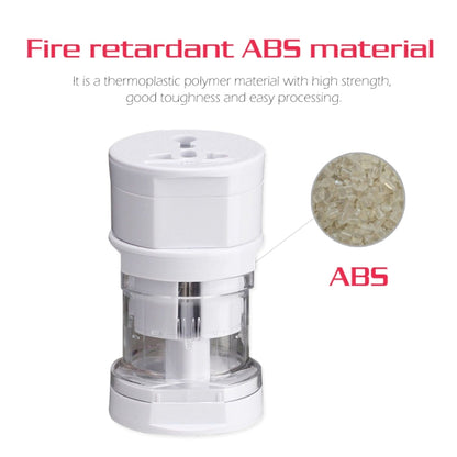 All in 1 EU + AU + UK + US Plug Travel Universal Adaptor(White) - Plug Adaptor by buy2fix | Online Shopping UK | buy2fix