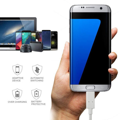 1m USB 2.0 to USB 3.1 Type-C Cable(White) by buy2fix