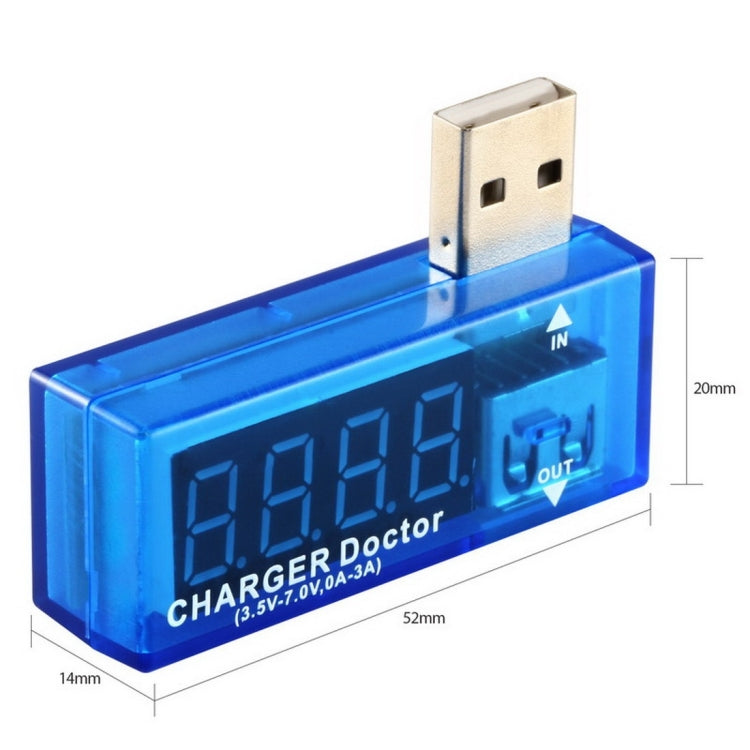 USB Voltage Charge Doctor / Current Tester for Mobile Phones / Tablets(Blue) - Current & Voltage Tester by buy2fix | Online Shopping UK | buy2fix