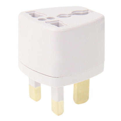 Plug Adapter, Travel Power Adaptor with UK Socket Plug(White) - Plug Adaptor by buy2fix | Online Shopping UK | buy2fix