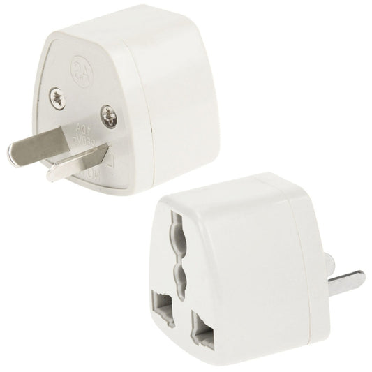 Plug Adapter, Travel Power Adaptor with AU Socket Plug(White) - Plug Adaptor by buy2fix | Online Shopping UK | buy2fix