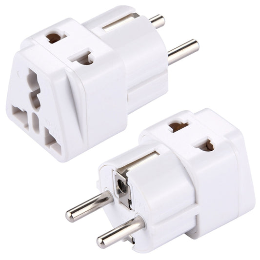 WD-9 Plug Adapter, Travel Power Adaptor with Europe Socket Plug(White) - Plug Adaptor by buy2fix | Online Shopping UK | buy2fix