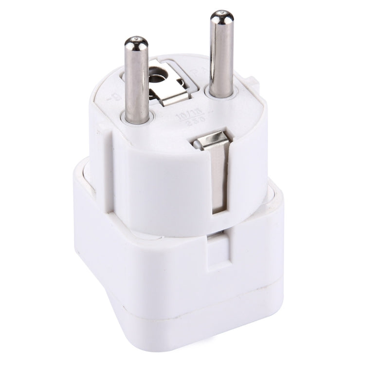WD-9 Plug Adapter, Travel Power Adaptor with Europe Socket Plug(White) - Plug Adaptor by buy2fix | Online Shopping UK | buy2fix