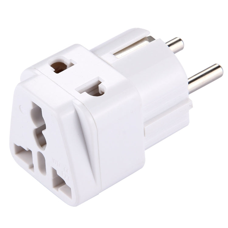 WD-9 Plug Adapter, Travel Power Adaptor with Europe Socket Plug(White) - Plug Adaptor by buy2fix | Online Shopping UK | buy2fix