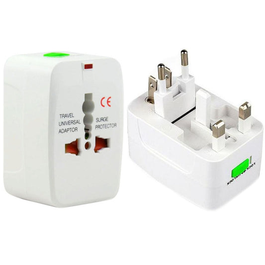 Plug Adapter, Universal EU US UK AU Travel AC Power Adaptor Plug(White) - Plug Adaptor by buy2fix | Online Shopping UK | buy2fix