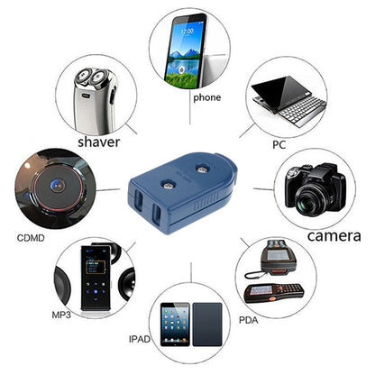 US Plug Female AC Wall Universal Travel Power Socket Plug Adaptor - Plug Adaptor by buy2fix | Online Shopping UK | buy2fix