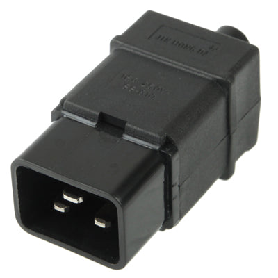 3 Prong Male AC Wall Universal Travel Power Socket Plug Adaptor(Black) - Plug Adaptor by buy2fix | Online Shopping UK | buy2fix