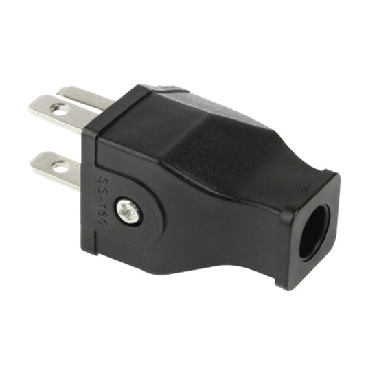 US Plug Male AC Wall Universal Travel Power Socket Plug Adaptor(Black) - Plug Adaptor by buy2fix | Online Shopping UK | buy2fix