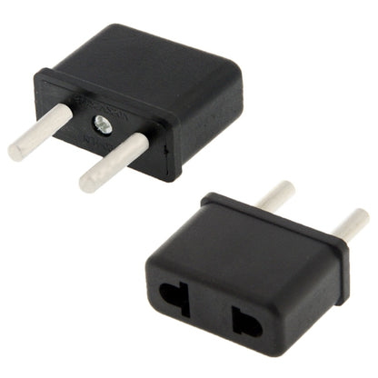 US / AU Plug to EU Plug AC Wall Universal Travel Power Socket Plug Adaptor(Black) - Plug Adaptor by buy2fix | Online Shopping UK | buy2fix