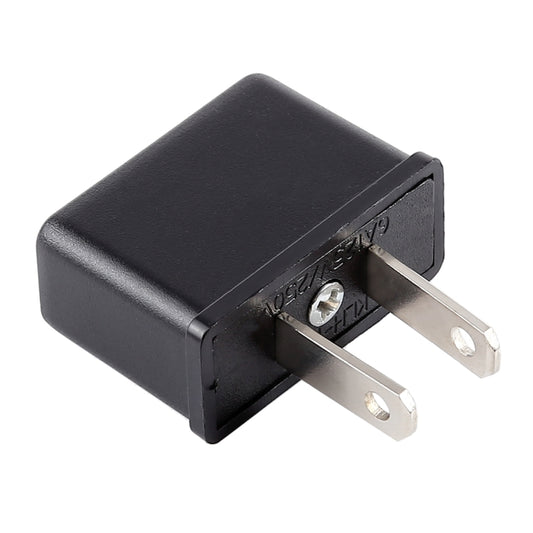 US & EU & AU Plug to US Plug AC Wall Universal Travel Power Socket Plug Adaptor(Black) - Plug Adaptor by buy2fix | Online Shopping UK | buy2fix