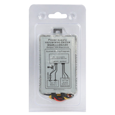 DC 24V to 12V Car Power Step-down Transformer, Rated Output Current: 5A - Voltage Stabilizer by buy2fix | Online Shopping UK | buy2fix