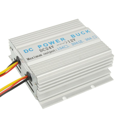 DC 24V to 12V Car Power Step-down Transformer, Rated Output Current: 20A - Voltage Stabilizer by buy2fix | Online Shopping UK | buy2fix