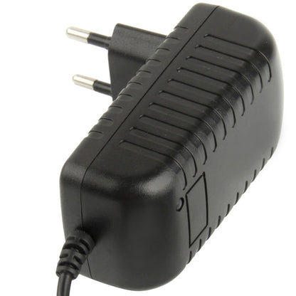 High Quality EU Plug AC 100-240V to DC 12V 2A Power Adapter, Tips: 5.5 x 2.1mm, Cable Length: 1m(Black) - AC Adapers by buy2fix | Online Shopping UK | buy2fix