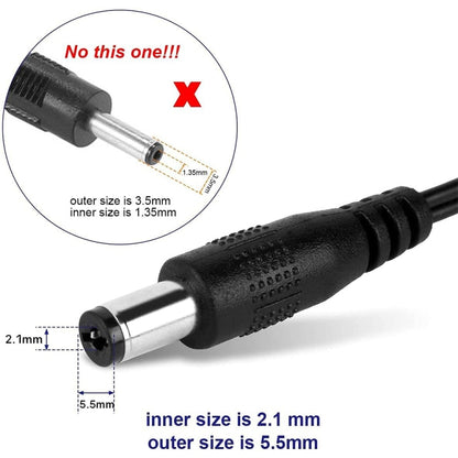 EU Plug AC 100-240V to DC 6V 2A Power Adapter, Tips: 5.5 x 2.1mm, Cable Length: 1.1m(Black) - AC Adapers by buy2fix | Online Shopping UK | buy2fix