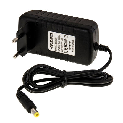 EU Plug AC 100-240V to DC 24V 1.5A Power Adapter, Tips: 5.5 x 2.1mm, Cable Length: about 1.2m(Black) - AC Adapers by buy2fix | Online Shopping UK | buy2fix