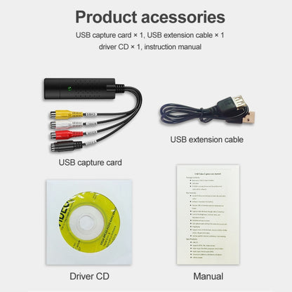 DVD Maker USB 2.0 Video Capture & Edit (Easy CAP), Support MPEG-1/MPEG-2 Compression Format, Chip: MA2106, DC60 - Video Capture Solutions by buy2fix | Online Shopping UK | buy2fix