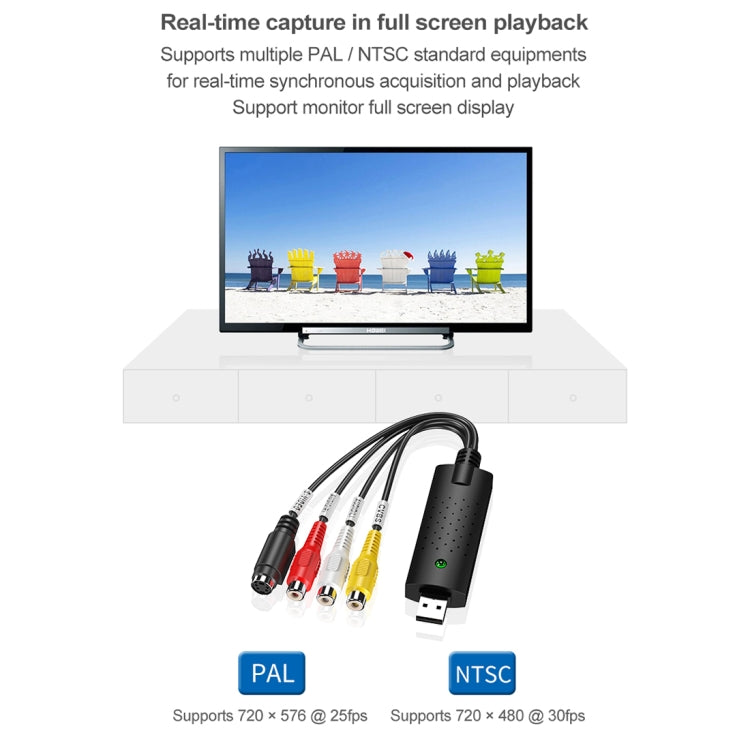DVD Maker USB 2.0 Video Capture & Edit (Easy CAP), Support MPEG-1/MPEG-2 Compression Format, Chip: MA2106, DC60 - Video Capture Solutions by buy2fix | Online Shopping UK | buy2fix