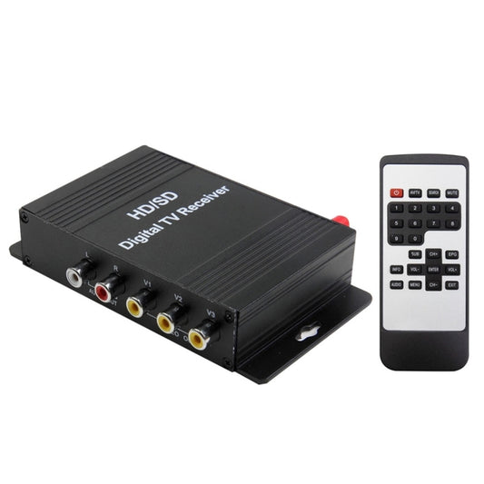 High Speed ISDB-T Mobile Digital Car TV Receiver, Suit for Brazil / Peru / Chile etc. South America Market(Black) - DVB-T & Analog Solutions by buy2fix | Online Shopping UK | buy2fix