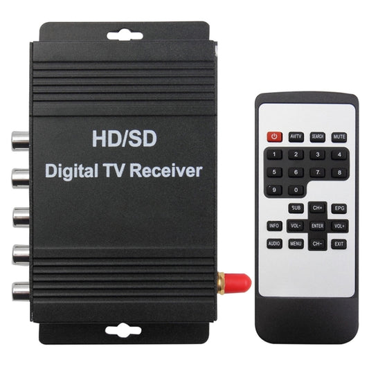 High Speed ISDB-T Mobile Digital Car TV Receiver, Suit for Brazil / Peru / Chile etc. South America Market(Black) - DVB-T & Analog Solutions by buy2fix | Online Shopping UK | buy2fix
