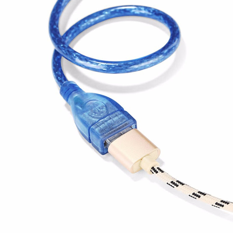 29cm Micro USB Male to USB 2.0 Female OTG Converter Adapter Cable(Blue) by buy2fix