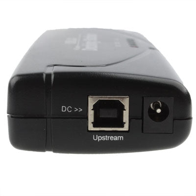 Hi-speed USB 2.0 Docking Station with 8 Ports (2xUSB 2.0 + PS2 Mouse + PS2 Keyboard + RS232 + DB25 + LAN + Upstream),Black(Black) by buy2fix