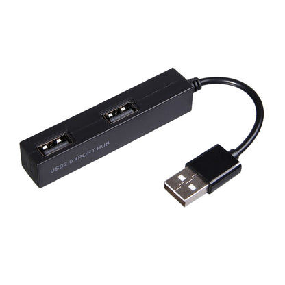 High Speed 480Mbps 4 Ports USB 2.0 HUB Portable USB Splitter(Black) by buy2fix