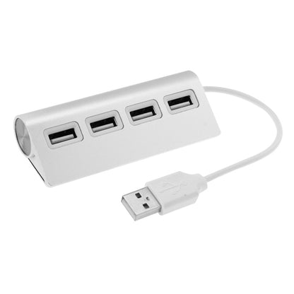 High Speed 480Mbps 4 Ports USB 2.0 HUB Mini Aluminum USB Splitter by buy2fix