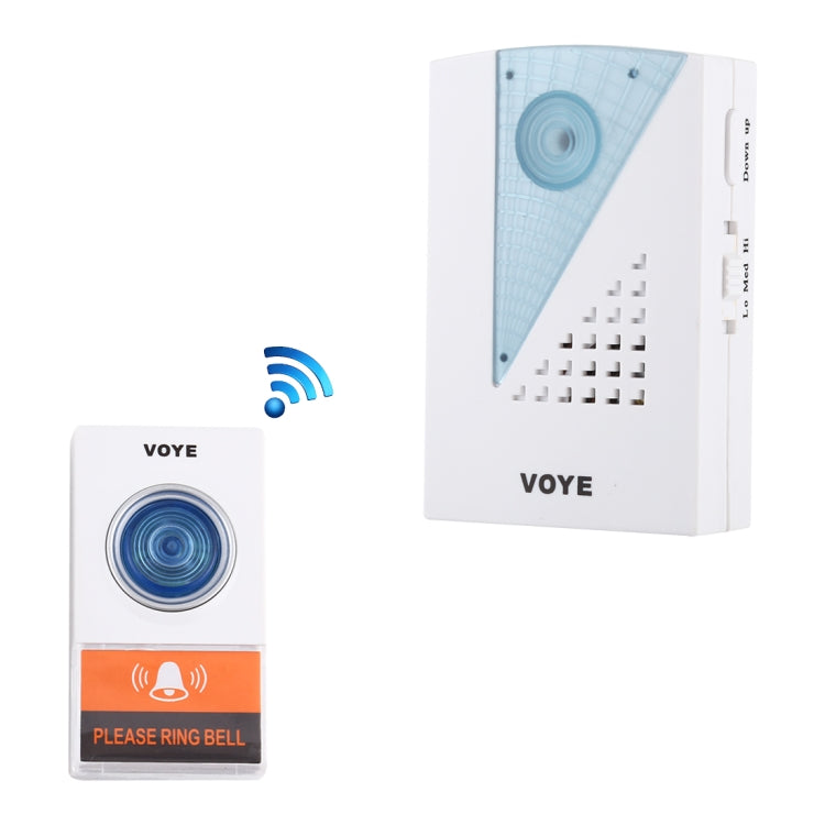 VOYE V001A Home Music Remote Control Wireless Doorbell with 38 Polyphony Sounds - Wireless Doorbell by VOYE | Online Shopping UK | buy2fix