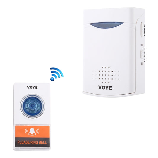 VOYE V006A Home Music Remote Control Wireless Doorbell with 38 Polyphony Sounds(White) - Wireless Doorbell by VOYE | Online Shopping UK | buy2fix